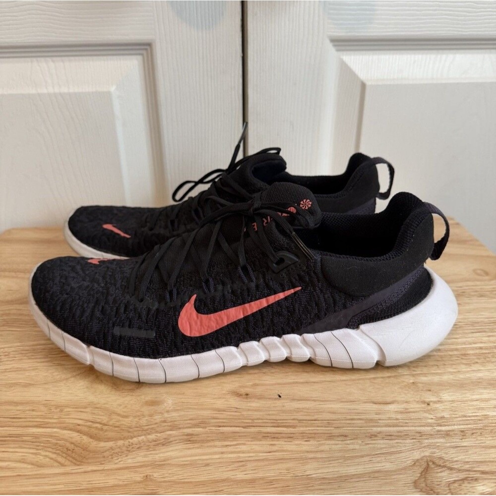 Nike Free RN 5.0 Next Nature Running Shoes Women Size 10.5 Black Lightweight